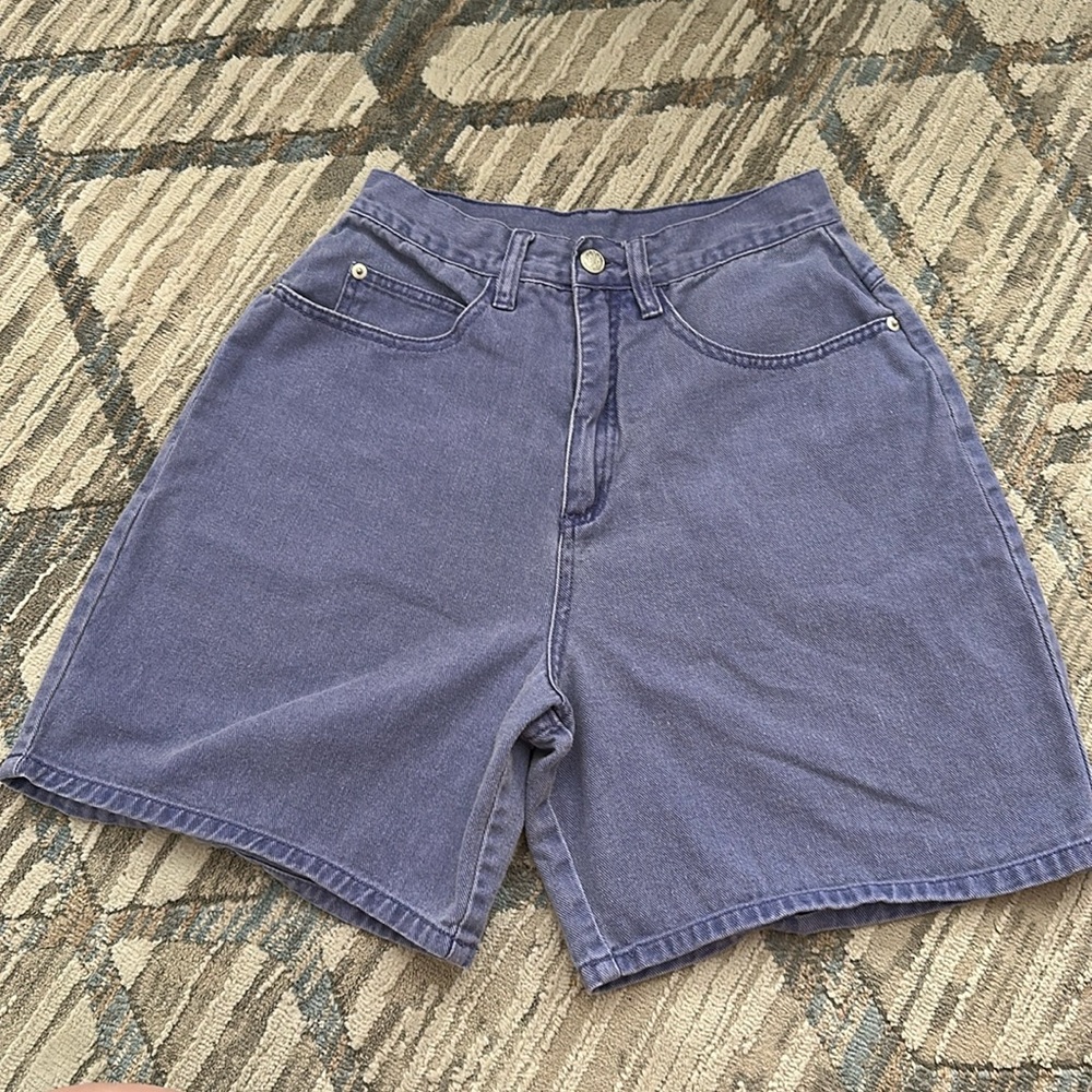 Vintage • partner’s (Mervyn’s) • high waisted purple shorts